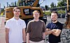 Gründerteamet bak Leasi som er et system for administrasjon av maskiner og utstyr i bygg- og anleggsbransjen. Daglig leder Scott A. Brekke, CPO Daniel Hansen og COO Marcus Balcon. 28. mai presenterer de løsningen på GovTech-Morgen (Foto: Presse).
