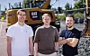 Gründerteamet bak Leasi som er et system for administrasjon av maskiner og utstyr i bygg- og anleggsbransjen. Daglig leder Scott A. Brekke, CPO Daniel Hansen og COO Marcus Balcon. 28. mai presenterer de løsningen på GovTech-Morgen (Foto: Presse).