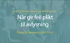 Anbud365: Nytt, gratis Anbud365-webinar Når gir feil plikt til avlysning