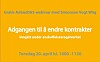 Tid for vårens kompetanseløft – Anbud365: Anbud365-webinar om adgangen til å endre kontrakter
